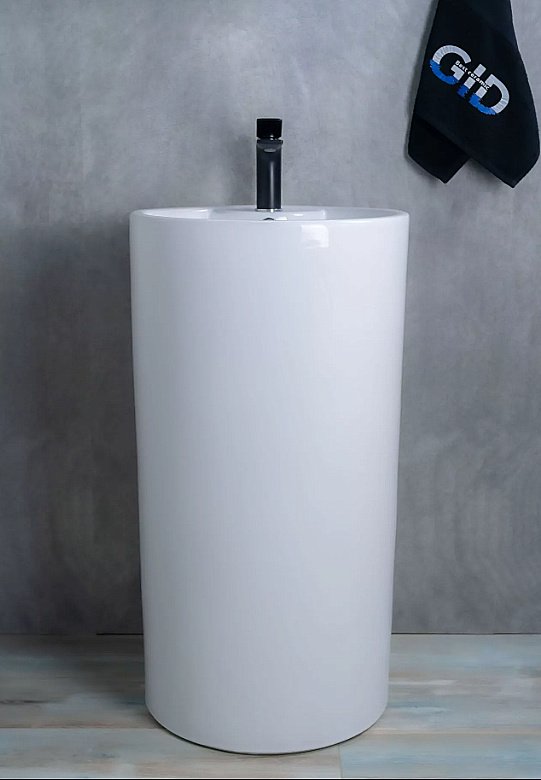 Раковина напольная Gid Autonomo 46 Nb135 81102 белая купить в интернет-магазине Sanbest