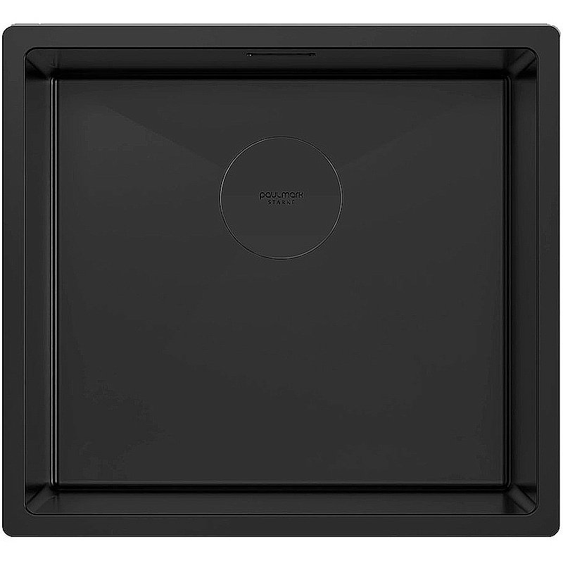 Кухонная мойка Paulmark Next 48 PM214844-MBN черная матовая купить в интернет-магазине сантехники Sanbest