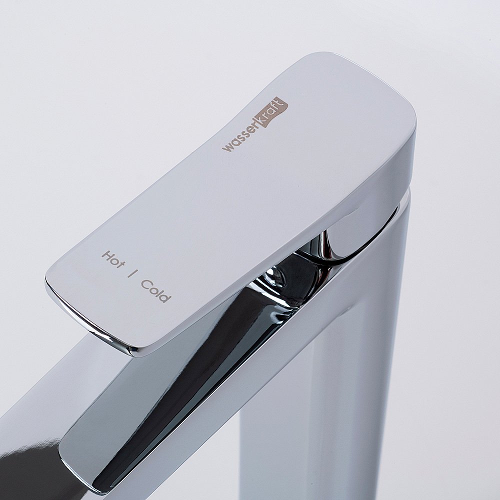 Смеситель для раковины WasserKRAFT Aula 1100 1103H хром купить в интернет-магазине сантехники Sanbest