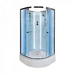 Душевая кабина DTO Серия ЕМ ЕМ2710 N LED 100x100 купить в интернет-магазине Sanbest