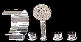 Смеситель на борт ванны Royal Bath HARDON RB 611 купить в интернет-магазине сантехники Sanbest