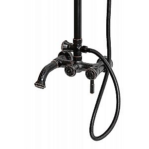 Душевая система Milacio Vitoria MC.101.BBR черная бронза купить в интернет-магазине сантехники Sanbest