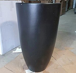 Раковина напольная Ceramalux N 50 В133MВ черная матовая купить в интернет-магазине Sanbest