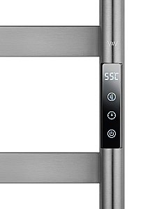 Полотенцесушитель электрический напольный WONZON & WOGHAND BREMEN, Темный графит (WW-A207-GM) купить в интернет-магазине сантехники Sanbest