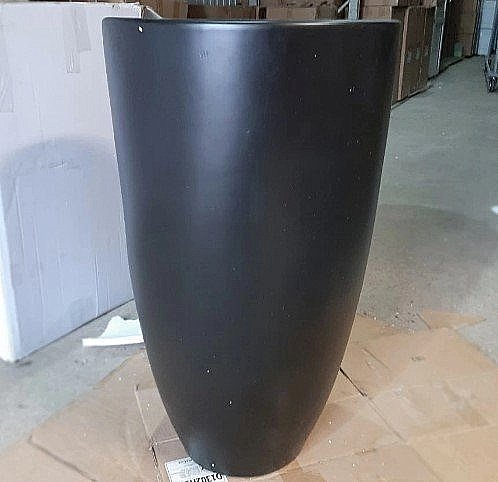 Раковина напольная Ceramalux N 50 В133MВ черная матовая купить в интернет-магазине Sanbest