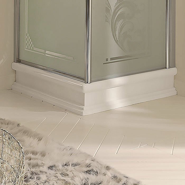 Душевой поддон Kerasan Retro 133801 90х90 белый купить в интернет-магазине Sanbest