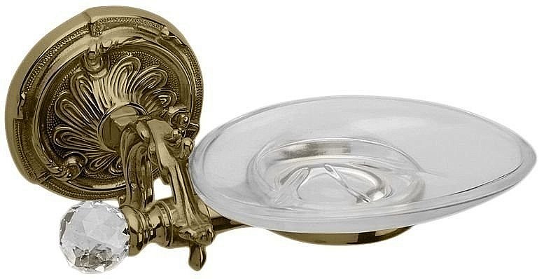 Мыльница Art&Max Barocco Cristal AM-1786-Br-C бронза купить в интернет-магазине сантехники Sanbest