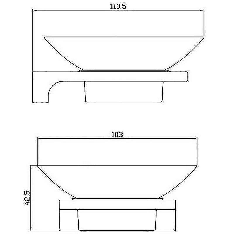 Мыльница Rav-Slezak Nil NLA0300Z золотистый купить в интернет-магазине сантехники Sanbest