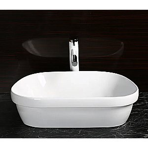 Раковина накладная CeruttiSpa 57 CR0023 белая купить в интернет-магазине Sanbest