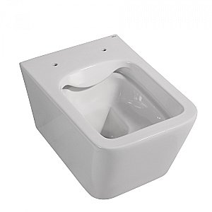 Унитаз подвесной ABBER Rechteck AC1201 с крышкой микролифт, безободковый, купить в интернет-магазине Sanbest