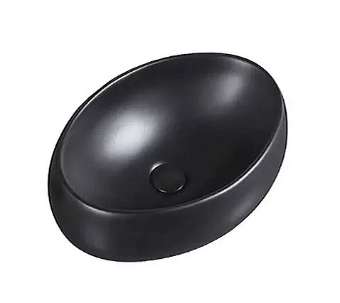 Раковина накладная Gid Lago 40 Bm9030ds 53384 черная матовая купить в интернет-магазине Sanbest