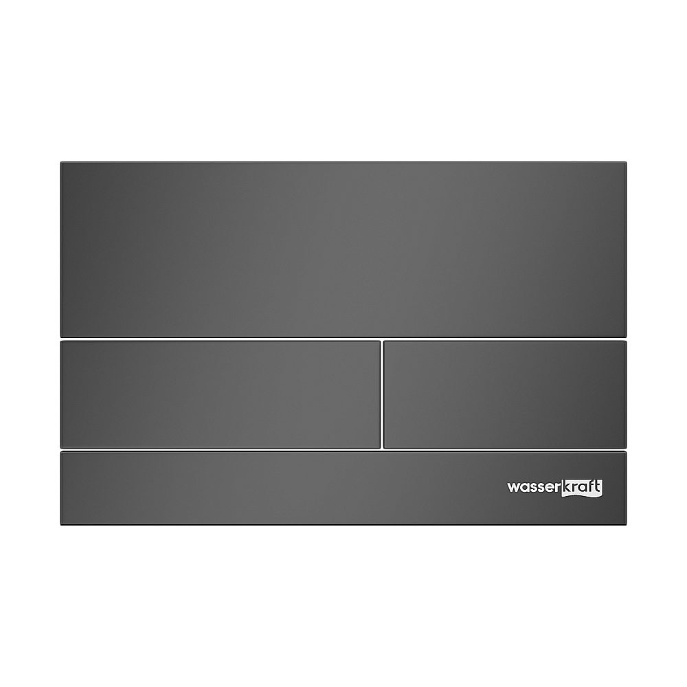 Кнопка для инсталяции WasserKraft MB04 черная матовая купить в интернет-магазине сантехники Sanbest