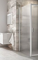 Душевая стенка Ravak Blix BLPS 80 9BH40100ZG профиль белый/стекло грапе купить в интернет-магазине сантехники Sanbest