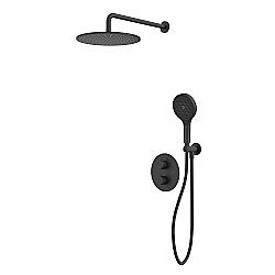 Душевая система WhiteCross Y YSET08TOPBL черная матовая купить в интернет-магазине сантехники Sanbest