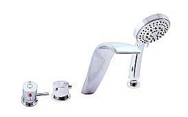 Смеситель для ванны RAV-Slezak DUNAJ DT261.5P хром купить в интернет-магазине сантехники Sanbest
