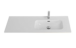 Тумба с раковиной BelBagno KRAFT 2C-1A 120 белый дуб галифакс для ванной в интернет-магазине Sanbest