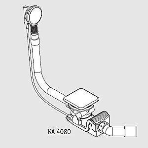Слив-перелив для ванны Kaldewei Comfort-Level Conoduo KA 4080 купить в интернет-магазине сантехники Sanbest