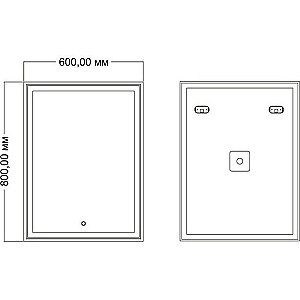 Зеркало Mixline Минио 545274 60 в ванную от интернет-магазине сантехники Sanbest