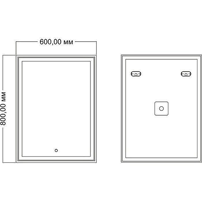 Зеркало Mixline Минио 545274 60 в ванную от интернет-магазине сантехники Sanbest