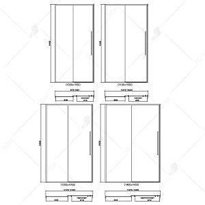 Душевая дверь RGW Stilvoll SV-12B 110 купить в интернет-магазине Sanbest