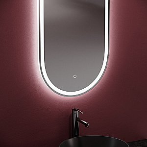 Зеркало Sancos Oval OV45F зеркальное в ванную от интернет-магазине сантехники Sanbest