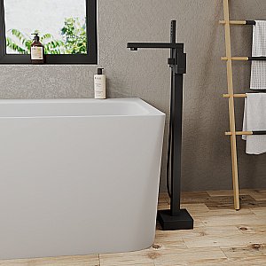 Смеситель для ванны D&K Bayern.Liszt DA1516005 черный матовый купить в интернет-магазине сантехники Sanbest