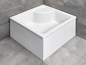 Душевой поддон Radaway Naxos C SNC8841-28 80x80 белый купить в интернет-магазине Sanbest