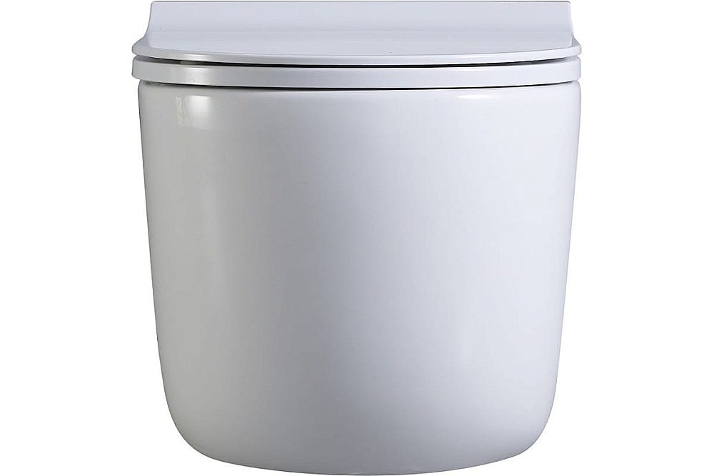 Унитаз подвесной Art&Max VERONA AM012CHRT/SC белый, с сиденьем микролифт, безободковый купить в интернет-магазине Sanbest