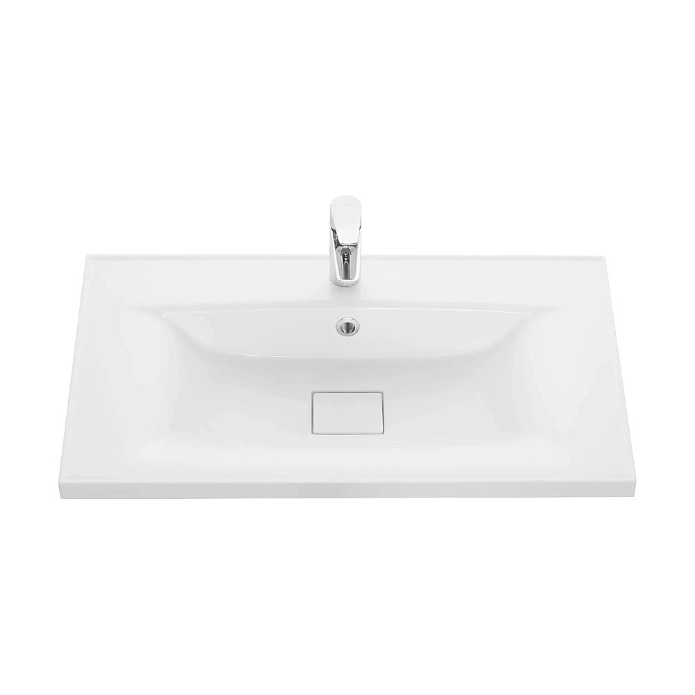 Раковина Акватон Айрис 80 1A73263KAG010 белая купить в интернет-магазине Sanbest