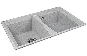 Мойка кухонная Kaiser KM2M-5078 G серая купить в интернет-магазине сантехники Sanbest