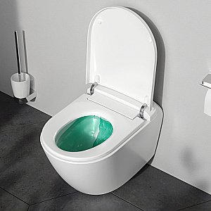 Унитаз подвесной AM.PM Sensation CCC301700SC белый, безободковый, функция биде купить в интернет-магазине Sanbest