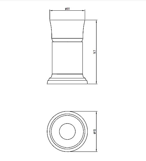 Стакан настольный Migliore Fortuna прозрачное стекло/хром купить в интернет-магазине сантехники Sanbest