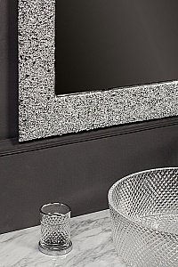 Зеркало Boheme Aura 60 Серебро в ванную от интернет-магазине сантехники Sanbest