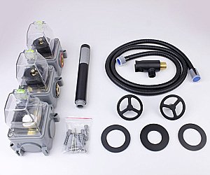 Душевая система Bronze de Luxe LIBERTY 5011B-P черный матовый купить в интернет-магазине сантехники Sanbest