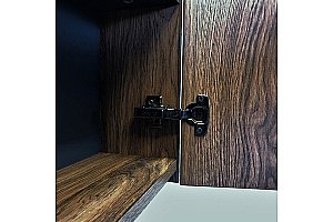 Шкаф подвесной Comforty Порто 00-00009245 50 дуб темно-коричневый для ванной в интернет-магазине сантехники Sanbest