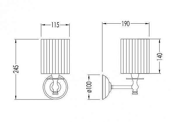 Светильник Devon&Devon Daisy 2 купить в интернет-магазине сантехники Sanbest