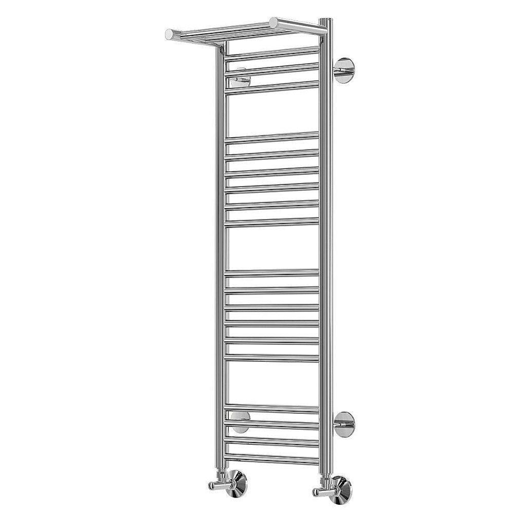 Полотенцесушитель водяной Terminus Аврора П20 300x1010 с одной полкой купить в интернет-магазине сантехники Sanbest