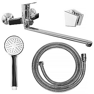 Смеситель для ванны Loranto AVRORA LR90506000 Хром купить в интернет-магазине сантехники Sanbest