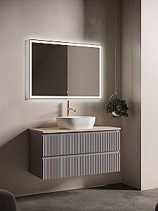 Тумба с раковиной Sancos SNOB R 100 со столешницей, Doha Soft для ванной в интернет-магазине Sanbest