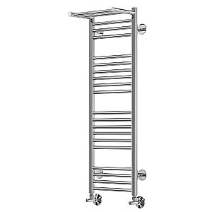 Полотенцесушитель водяной Terminus Аврора П20 300x1010 с одной полкой купить в интернет-магазине сантехники Sanbest