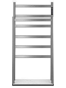 Полотенцесушитель электрический напольный WONZON & WOGHAND ESSEN, Брашированный никель (WW-A407-BR) купить в интернет-магазине сантехники Sanbest