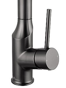 Смеситель для кухни с выдвижным изливом WONZON & WOGHAND, Темный графит (WW-A21252-BGG) купить в интернет-магазине сантехники Sanbest