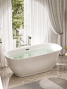 Акриловая ванна Sancos Viva 170х80 FB08 белая купить в интернет-магазине Sanbest