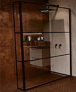 Душевая перегородка Riho Grid GB402 90 купить в интернет-магазине Sanbest