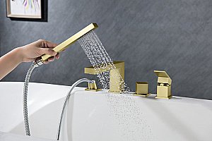 Смеситель для ванны Timo Selene 2130/17Y золото матовое купить в интернет-магазине сантехники Sanbest