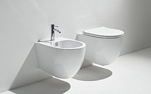 Биде подвесное SIMAS Vignoni  VI19 bi matt*1 белое матовое купить в интернет-магазине Sanbest