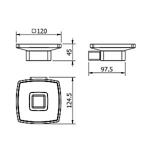 Мыльница Langberger Vico 11315A-BP купить в интернет-магазине сантехники Sanbest