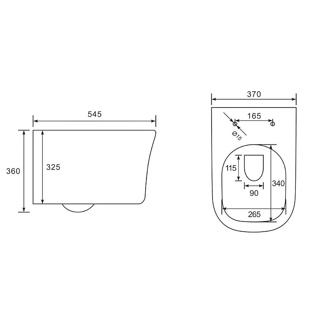 Унитаз подвесной Vincea ARCO VT1-36 безободковый, с крышкой микролифт, белый купить в интернет-магазине Sanbest