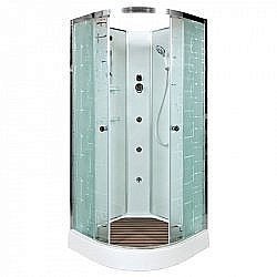 Душевая кабина DTO ЕМ1590 N с гидромассажем 90х90 купить в интернет-магазине Sanbest