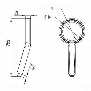 Душевая лейка Lemark LM0820C купить в интернет-магазине сантехники Sanbest